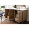 James Martin Vanities Portland 48in Single Vanity Whitewashed Walnut w/ 3 CM White Zeus Quartz Top 620-V48-WW-3WZ - alternate 2